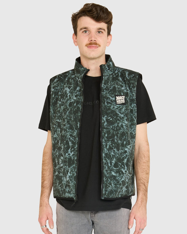 Mens Sherpa Vest | Vein | MENS | TOPS | FLEECE AND HOODIES | VEST | SHERPA | DHaRCO | MTB | Image 4 of 10