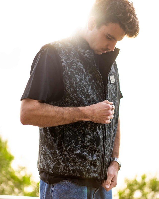 Mens Sherpa Vest | Vein | MENS | TOPS | FLEECE AND HOODIES | VEST | SHERPA | DHaRCO | MTB | Image 1 of 10