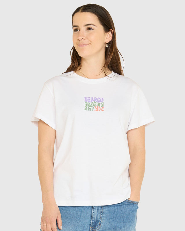 Womens Cotton Tee | Palmie | DHaRCO | MTB | Image 4 of 5