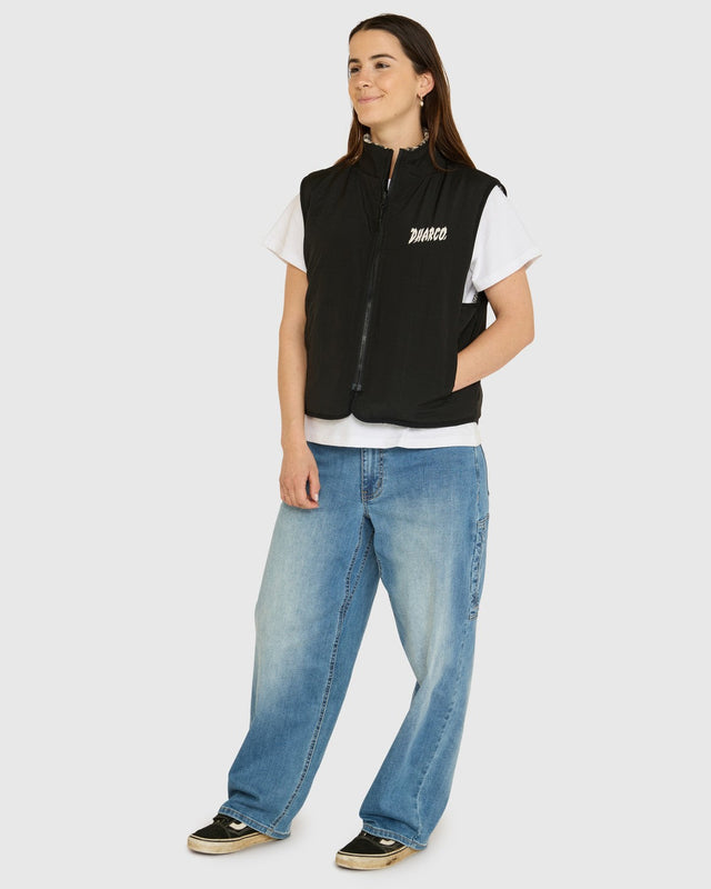 Womens Sherpa Vest | Black | WOMENS | TOPS | JACKETS | SHERPA | DHaRCO | MTB | Image 7 of 8
