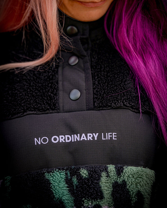 Womens Sherpa | Isa Signature - Purple Leopard | WOMENS | TOPS | FLEECE AND HOODIES | SHERPA | SHERPA | DHaRCO | MTB | Image 6 of 8