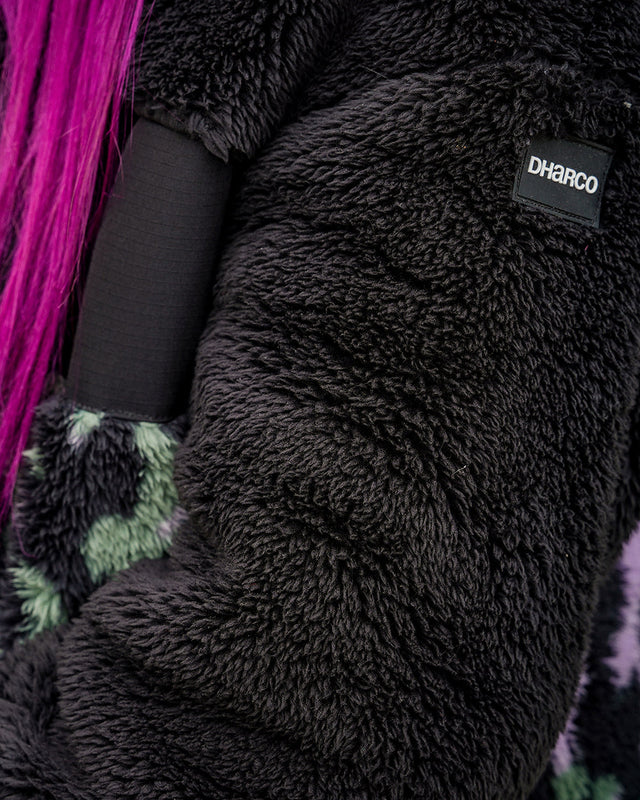Womens Sherpa | Isa Signature - Purple Leopard | WOMENS | TOPS | FLEECE AND HOODIES | SHERPA | SHERPA | DHaRCO | MTB | Image 5 of 8