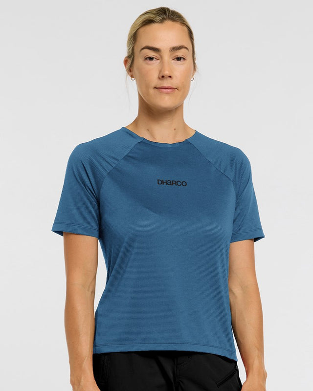 Womens Ather Short Sleeve Jersey | Moroccan Blue