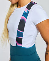 QOM Bib | Moroccan Blue/Aurora