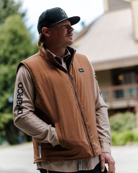 Mens Sherpa Vest | Kyle Strait Signature - Round Up | MENS | TOPS | FLEECE AND HOODIES | VEST | SHERPA | DHaRCO | MTB | Image 1 of 8