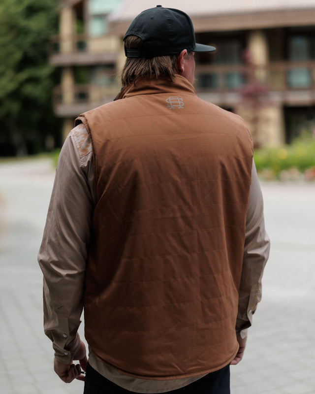Mens Sherpa Vest | Kyle Strait Signature - Round Up | MENS | TOPS | FLEECE AND HOODIES | VEST | SHERPA | DHaRCO | MTB | Image 2 of 8