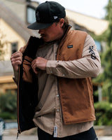 Mens Sherpa Vest | Kyle Strait Signature - Round Up | MENS | TOPS | FLEECE AND HOODIES | VEST | SHERPA | DHaRCO | MTB | Image 5 of 8