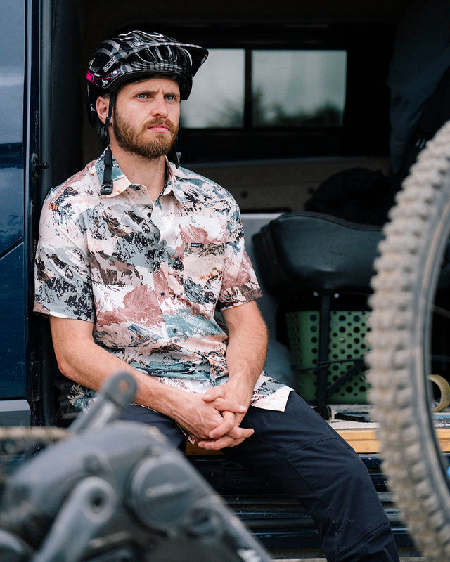 Mens Tech Party Shirt | Isted Signature - Desert Haze | MENS | TOPS | SHIRTS | SHORT SLEEVES | TECH PARTY SHIRT | DHaRCO | MTB | Image 6 of 6