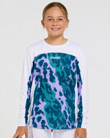 Youth Gravity Jersey | Isa Signature - Purple Leopard