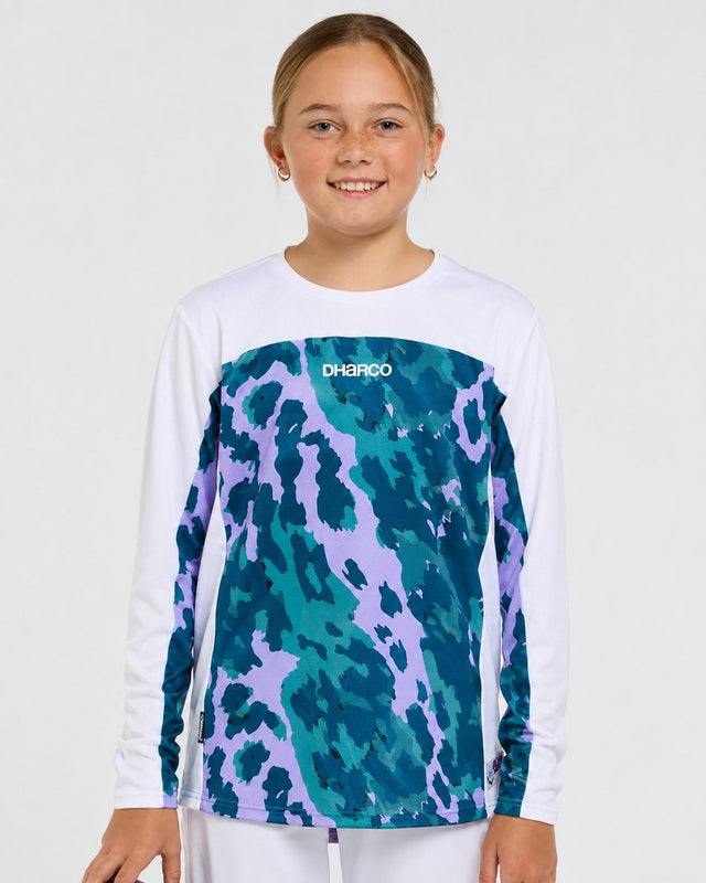 Youth Gravity Jersey | Isa Signature - Purple Leopard