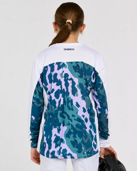 Youth Gravity Jersey | Isa Signature - Purple Leopard