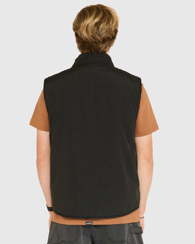 Mens Sherpa Vest | Black | MENS | TOPS | FLEECE AND HOODIES | VEST | SHERPA | DHaRCO | MTB | Image 2 of 6