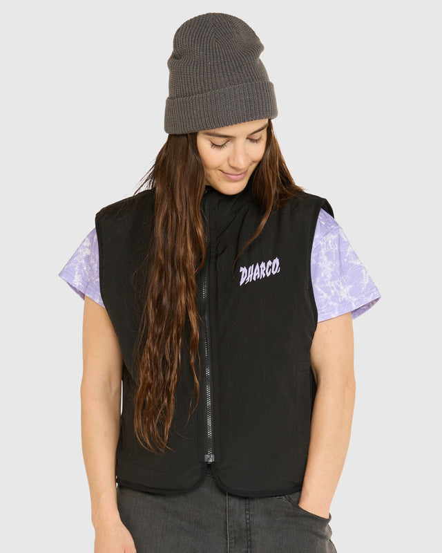 Womens Sherpa Vest | Black | WOMENS | TOPS | JACKETS | SHERPA | DHaRCO | MTB | Image 5 of 8
