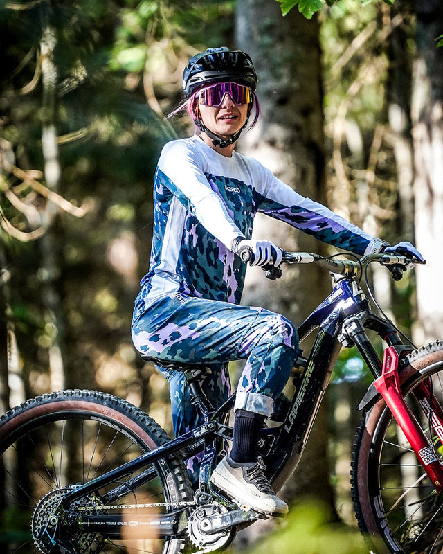 Womens Gravity Pants | Isa Signature - Purple Leopard | WOMENS | BOTTOMS | PANTS | GRAVITY PANTS | DHaRCO | MTB | Image 6 of 6