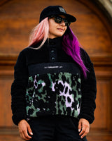 Womens Sherpa | Isa Signature - Purple Leopard | WOMENS | TOPS | FLEECE AND HOODIES | SHERPA | SHERPA | DHaRCO | MTB | Image 3 of 8